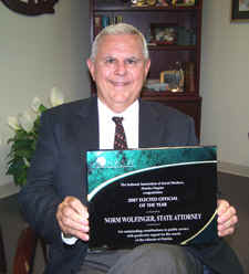 Norman R. Wolfinger was selected as the 2007
        National Association of Social Workers