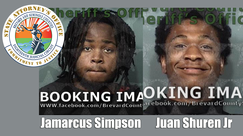 Brevard Grand Jury Indicts Jamarcus SIMPSON and Juan SHUREN JR for Palm Bay Murders