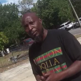 Still image of Ronnie Davis from police body camera video taken during questioning of him. 