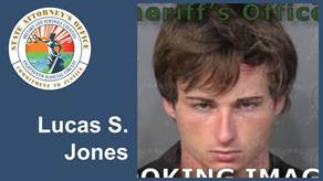Jail booking photo of Lucas S. Jones