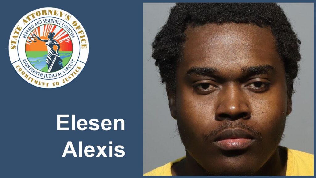 Jail booking photo of Elesen 
Alexis