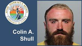 Jail booking photo of Colin Shull.